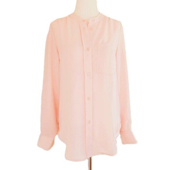 NEW Carolina Belle Button Down Blouse Blush Pink XS - Picture 2 of 7